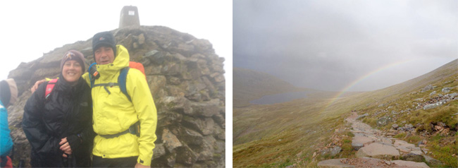 At the summit of Ben Nevis